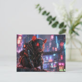 CyberRat Briefkaart (Staand voorkant)