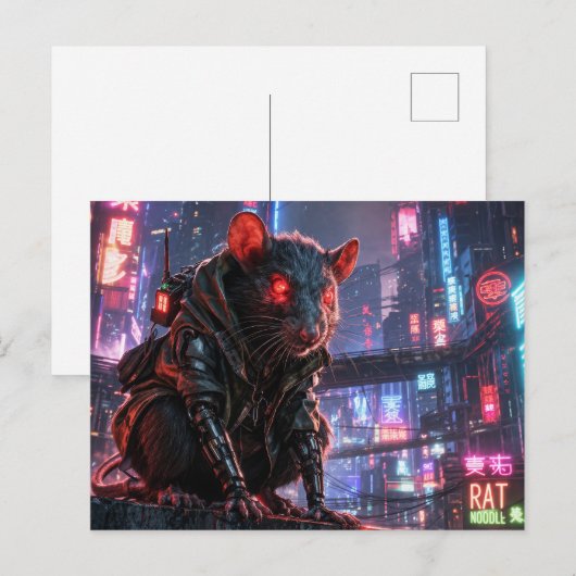 CyberRat Briefkaart (Voorkant / Achterkant)