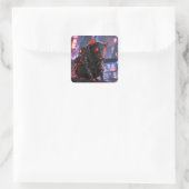 CyberRat Vierkante Sticker (Tas)