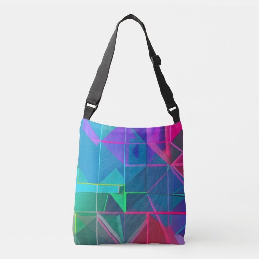 Cyberrooster: een spectrum van licht crossbody tas (Voorkant)