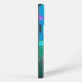 Cyberrooster: een spectrum van licht iPhone hoesje (Rechterkant)