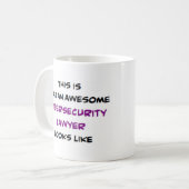 cybersecurity advocate, geweldige koffiemok (Voorkant links)