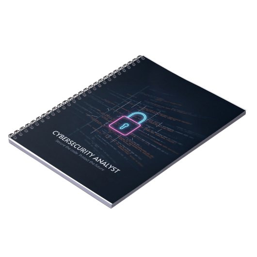 Cybersecurity Analyst – Code & Protect Notitieboek (Linkerzijde)