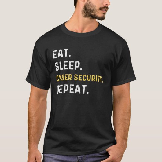 Cybersecurity Analyst technologie engineer cyberge T-shirt (Voorkant)
