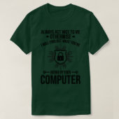 Cybersecurity Computer Security Cyber Security Act T-shirt (Design voorkant)