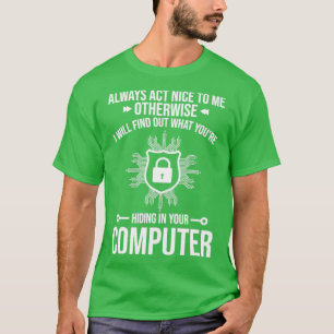 Cybersecurity Computer Security Cyber Security Act T-shirt
