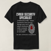 Cybersecurity DNA Computer Nerd Gift T-shirt (Design voorkant)