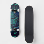 Cybersecurity Ethische Hacker Codeer Tech Professi Persoonlijk Skateboard (Voorkant)
