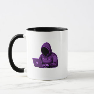 Cybersecurity Hacker Codeert in Hoodie Heren Grafi Mok