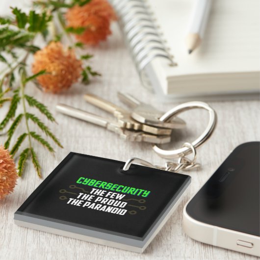 Cybersecurity, hacker sleutelhanger (Voorkant Rechts)