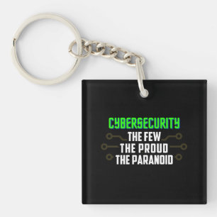 Cybersecurity, hacker sleutelhanger