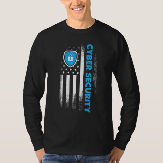 Cybersecurity IT analist Certified Tech Security 2 T-shirt (Voorkant)
