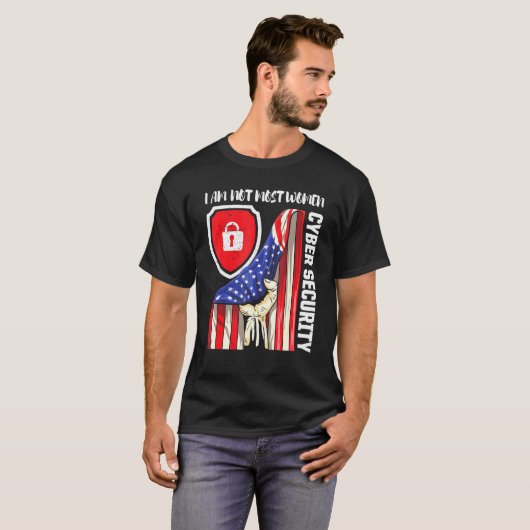 Cybersecurity IT analist Certified Tech Security 2 T-shirt (Voorkant volledig)
