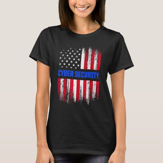 Cybersecurity IT Analyst Certified Tech Security 6 T-shirt (Voorkant)