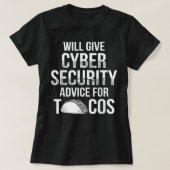 Cybersecurity IT Analyst US Art Certified Tech Sec T-shirt (Design voorkant)