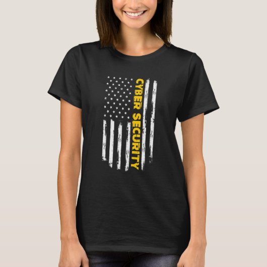 Cybersecurity it programmeert verticale uikmarkeri t-shirt (Voorkant)