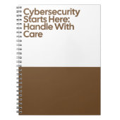 Cybersecurity Password Notebook Notitieboek (Voorkant)