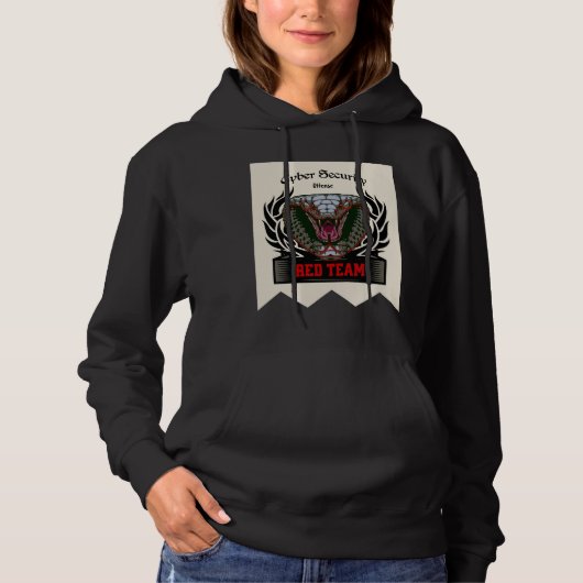 Cybersecurity Rode Team Cobra Strike Hoodie (Voorkant)