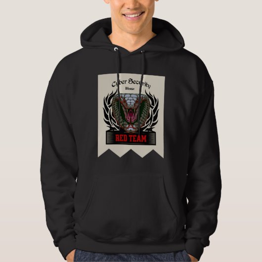 Cybersecurity Rode Team Cobra Strike Hoodie (Voorkant)