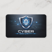 Cybersecurity Service Technician QR Code Visitekaartje (Voorkant)