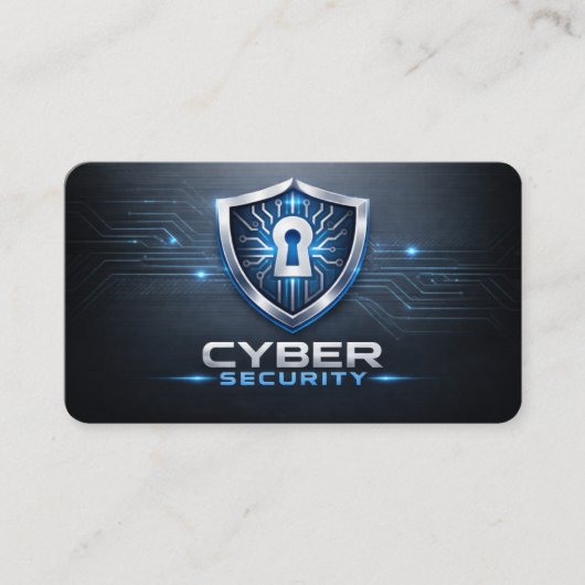 Cybersecurity Service Technicus QR-code Visitekaartje (Voorkant)