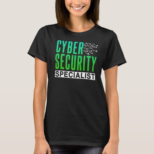 Cybersecurity specialist Hack Hacker Hacker Cyber T-shirt (Voorkant)