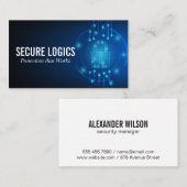 cyberslot | Technische beveiliging Visitekaartje (Voorkant / Achterkant)