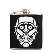 Cybersmily logo Cyberpunk flask Heupfles (Voorkant)
