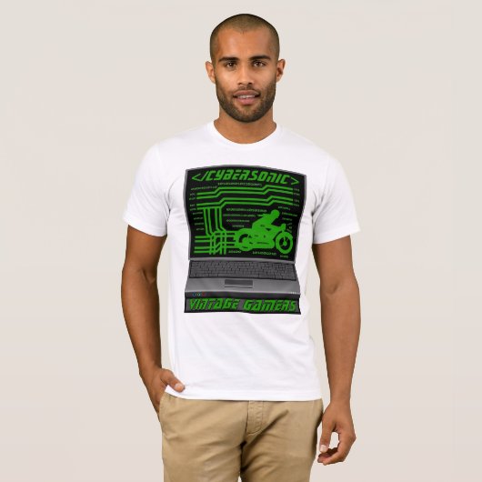 Cybersonic Gamers T-shirt (Voorkant volledig)