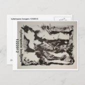 cyberspace boogers 1222012 briefkaart (Voorkant / Achterkant)