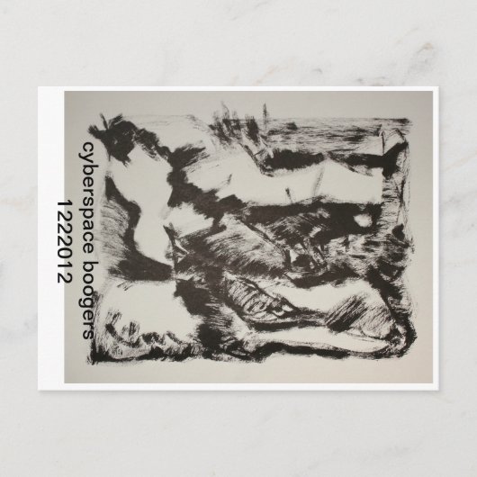 cyberspace boogers 1222012 briefkaart (Voorkant)