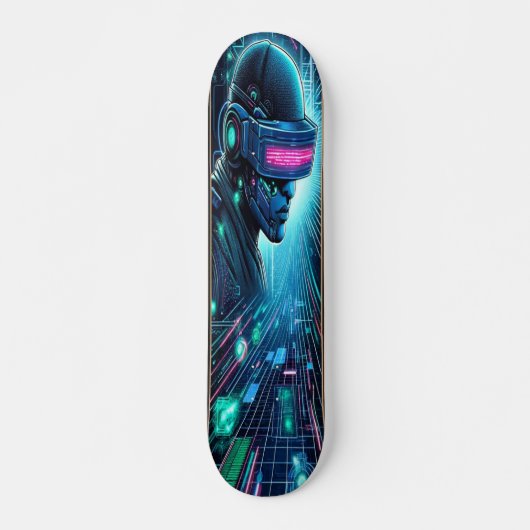 "Cyberspace Conqueror: De tweeling van het rijk va Persoonlijk Skateboard (Voorkant)