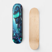"Cyberspace Conqueror: Het rijk van Hacker Persoonlijk Skateboard (Voorkant)