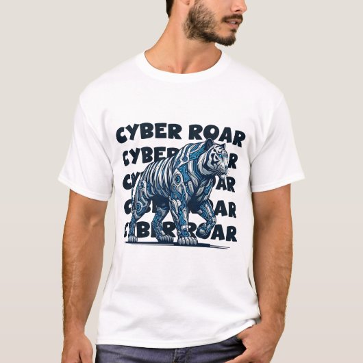 cybertijger t-shirt (Voorkant)