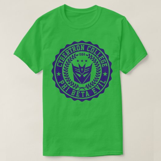CYBERTRON COLLEGE Decepticons T-shirt (Design voorkant)