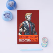 CyberTrump 2076 | Maak Mars weer geweldig Flyer (Enkel)