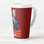 CyberTrump 2076 | Maak Mars weer geweldig Latte Mok (Rechterhoek)