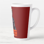CyberTrump 2076 | Maak Mars weer geweldig Latte Mok (Rechts)