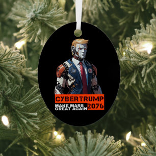 CyberTrump 2076   Maak Mars weer geweldig Metalen Ornament