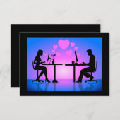 Cyberuitnodiging Kaart (Voorkant / Achterkant)