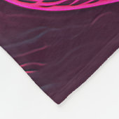 "CyberValentijn" Ontwerp van Cybernetische vrouw Fleece Deken (Hoek)