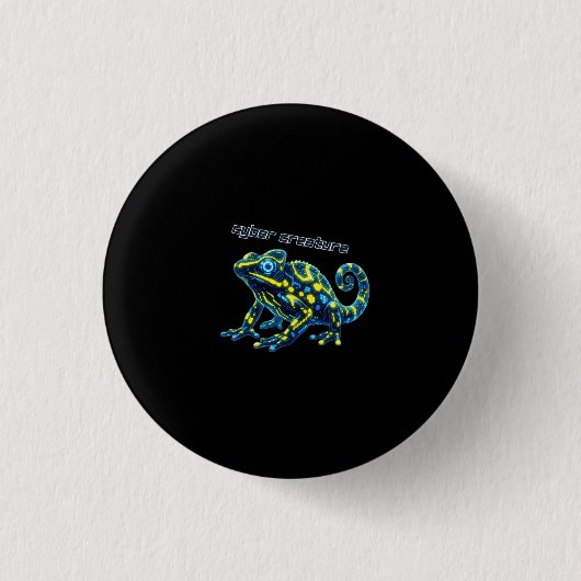 Cyberwezen Ronde Button 3,2 Cm (Voorkant)