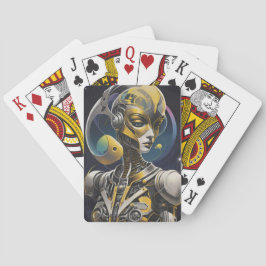 Cybille Ken Gage Cyborg Sci-Fi Pokerkaarten