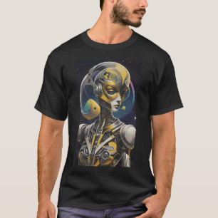 Cybille Ken Gage Cyborg Sciencefiction T-shirt