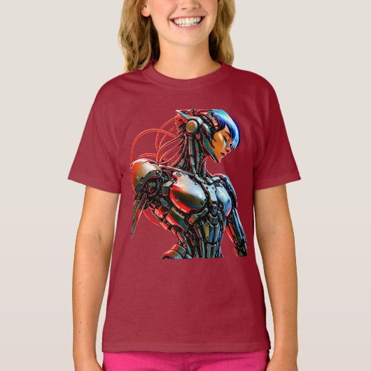Cyborg AI T-shirt (Voorkant)