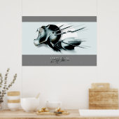 Cyborg Ape Poster (Keuken)