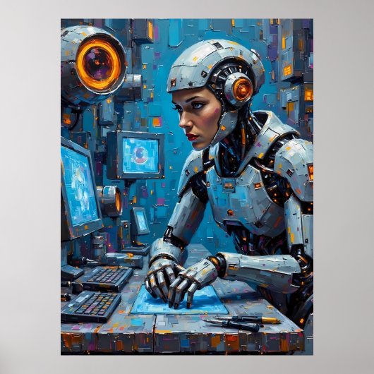 Cyborg bij Terminal Poster (Voorkant)