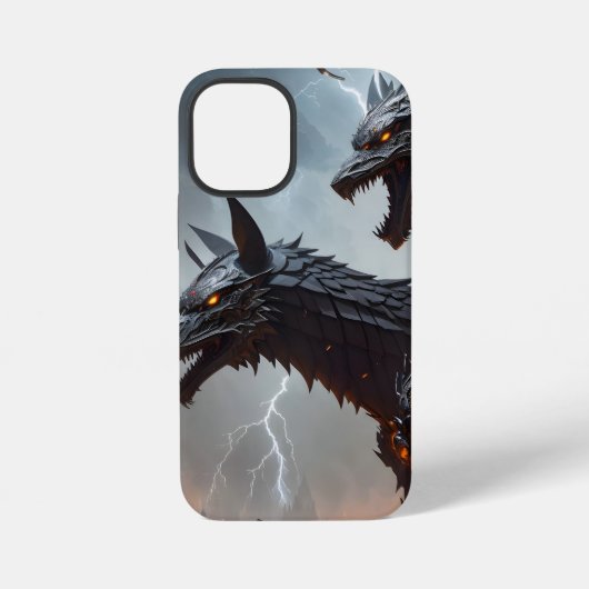 Cyborg Bliksemwolven iPhone Hoesje (Achterkant)
