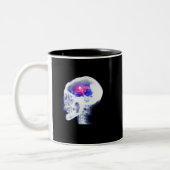 Cyborg Brain Tweekleurige Koffiemok (Links)