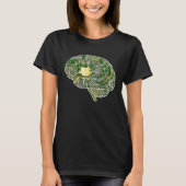 Cyborg Cybernetic Brain T-shirt (Voorkant)